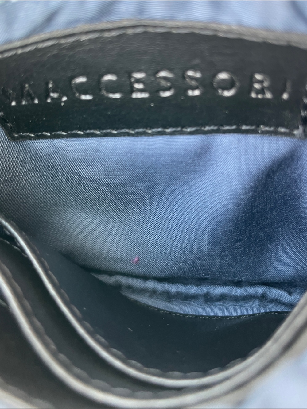 Harris Tweed Navy Zip Coin and Card Pouch Wallet - Picture 5 of 15
